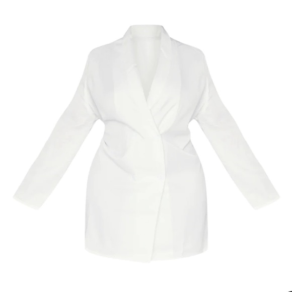 PrettyLittleThing Oversized Double Breasted Blazer Dress - Picture 8 of 8